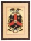 CIVIL WAR ESCUTCHEON FROM A U.S. MARINE ON BOARD U.S.S. CONGRESS FIGHTING THE MERRIMAC!