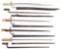 LOT OF 6: EUROPEAN BAYONETS.