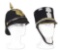 LOT OF TWO: MODEL 1881 US SPIKE HELMET AND SOUTH CAROLINA CITADEL SHAKO