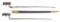 LOT OF 2: BRITISH PATTERN 1853 AND US MODEL 1873 CADET SOCKET BAYONETS.
