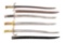 LOT OF 4 SWORD BAYONETS.