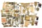 LARGE LOT OF US MILITARY BELTS, CARTRIDGE BOXES, AND FIELD GEAR.
