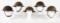 LOT OF 5: US WWI HELMETS
