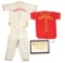 LOT OF 5: USMC BASEBALL UNIFORMS AND PHOTOS