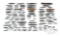 COLLECTION OF 136 ANTIQUE WATERLINE MODELS OF WARSHIPS, WWI TO WWII.