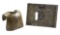 GERMAN WWI STEEL SNIPER SHIELD AND TRENCH ARMOR