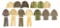 LOT OF 13: 11 USMC UNIFORMS, OVERCOATS, AND 2 FLAK JACKETS