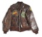 ID'D WWII USAAF 98TH BOMB GROUP A-2 FLIGHT JACKET