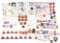 LARGE LOT OF US WWI AND WWII INSIGNIA