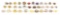 LOT OF US WWII THEATER MADE SOUVENIR RINGS