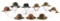 LARGE LOT OF MILITARY HATS.