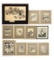 LOT OF 11: WWI AND WWII INK DRAWINGS