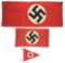 LOT OF 3: THIRD REICH FLAGS