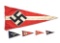 LOT OF 5: THIRD REICH FLAGS