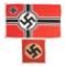 LOT OF 2: THIRD REICH FLAGS