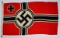 LOT OF 3: 2 WWII JAPAPANESE SILK FLAGS AND 1 WWII GERMAN FLAG