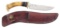 VERY FINE LATER SCAGEL HUNTER WITH SHEATH (1935-1945).