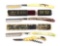 LOT OF 4: 3 STRAIGHT RAZORS AND 1 ART NOUVEAU CORKSCREW.