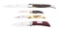 LOT OF 4: CUSTOM SINGLE BLADE CONTEMPORARY FOLDERS.