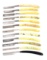 LOT OF 12: CELLULOID STRAIGHT RAZORS.
