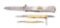 LOT OF 3: FOLDING KNIVES.