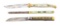 LOT OF 3: SINGLE BLADE EARLY FOLDING KNIVES.
