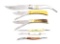 LOT OF 6: FOLDING KNIVES.