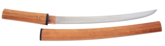 KOTO O-TANTO SIGNED YUKIYASU WITH SUGUHA HAMON.