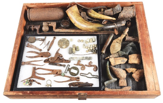 LARGE AND EXTENSIVE LOT OF CIVIL WAR ERA RELICS.