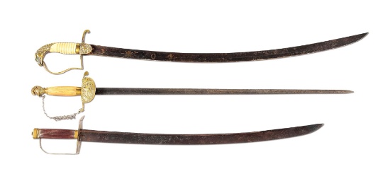 LOT OF 3: AMERICAN SWORDS.