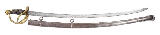 CIVIL WAR CAVALRY OFFICER CAMPAIGN SABER BY HORSTMANN