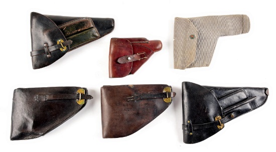 LOT OF 6: MISCELLANEOUS PISTOL HOLSTERS