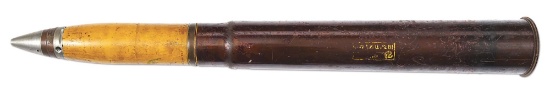 US WWII INERT 75MM M48 HIGH EXPLOSIVE ROUND