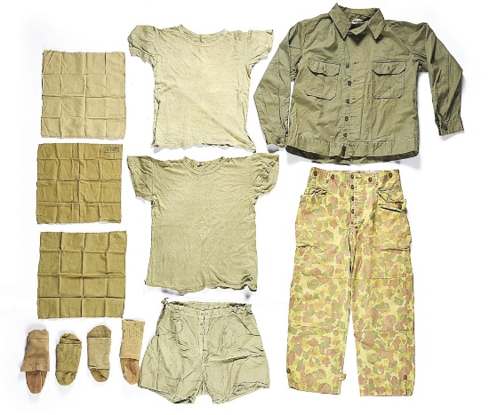 LOT OF US WWII FATIGUES
