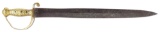 AMES MODEL 1841 U.S. NAVAL CUTLASS FIRST YEAR DATED 1842