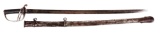 RARE CONFEDERATE MARKED BRITISH PATTERN 1853 CAVALRY SABER MARKED ISAAC & CO.