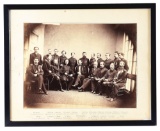 RARE VIEW OF GENERAL SHERMAN AND IDENTIFIED STAFF BY GARDNER 1865
