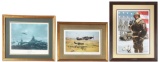 LOT OF 3: WORLD WAR II LIMITED EDITION PRINTS.
