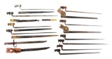 LOT OF 11: GROUP OF BAYONETS.