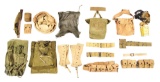 LARGE LOT OF AMERICAN AMMO BELTS, BAGS AND GEAR.