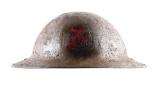 WWI 5TH MARINE BRIGADE SUPPLY COMPANY PAINTED HELMET