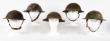LOT OF 5: US WWI HELMETS