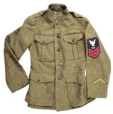 WWI US NAVY RAILWAY GUN UNIFORM
