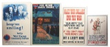 LOT OF 4: US WWI LIBERTY BOND POSTERS