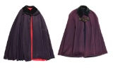 LOT OF 2: NAMED USMC & US ARMY OFFICER'S CAPES.