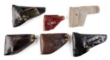 LOT OF 6: MISCELLANEOUS PISTOL HOLSTERS