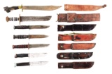 LOT OF 7 WWII ERA KNIVES
