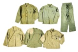 LOT OF 5: WWII USMC FATIGUES