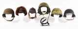 LOT OF 6: WWII-POST WWII USMC HEADGEAR