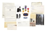 US WWII 82ND AIRBORNE DIVISION 504TH PIR PURPLE HEART GROUPING